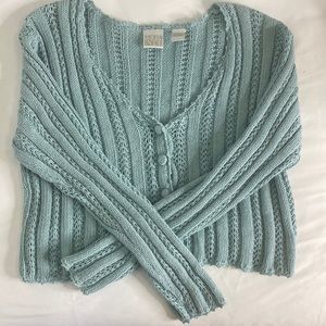 Vintage MODA INT’L Knitted Cardigan. Size L